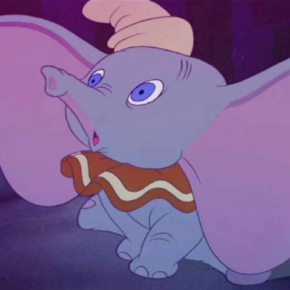 非人但超萌——小飞象头像