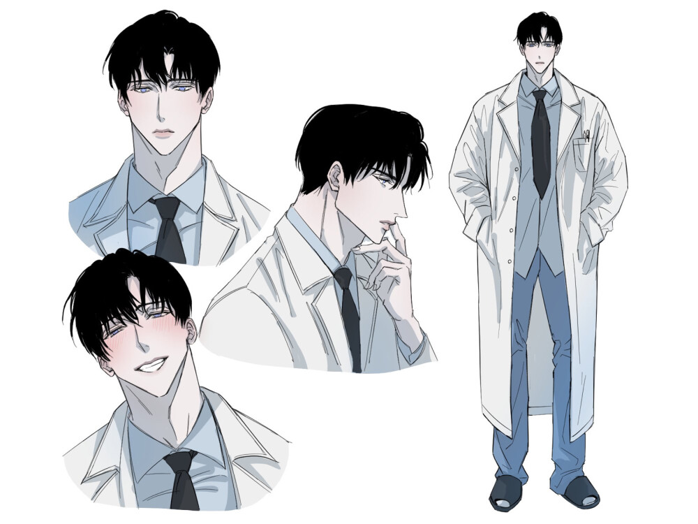 动漫 帅哥 人设