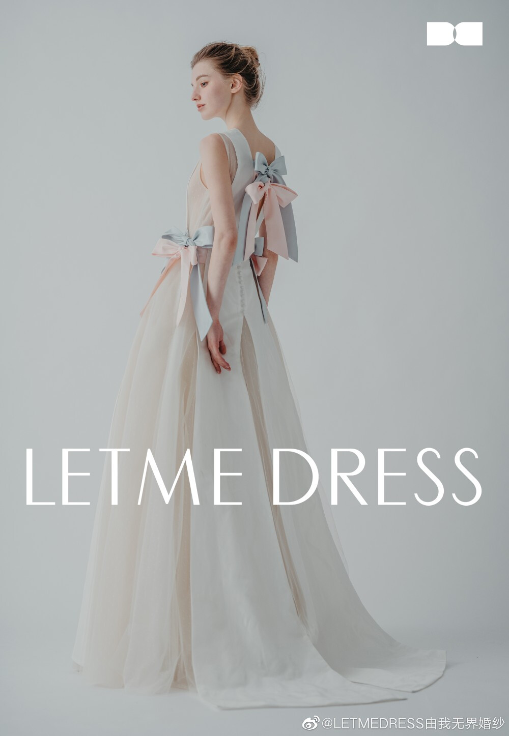 LETME DRESS 礼服，图片来源微博。@LETME DRESS由我无界婚纱