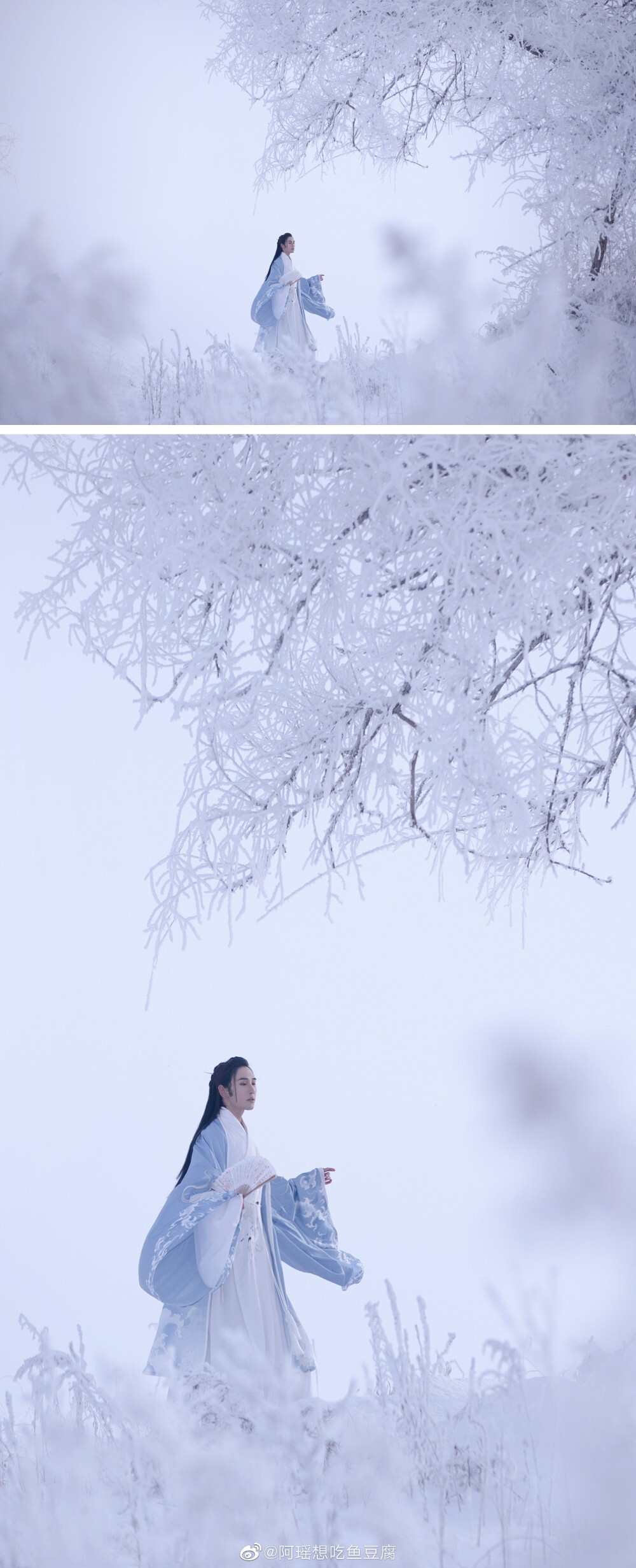 
“风竹婆娑银凤舞 云松偃蹇玉龙寒
不知天上谁横笛 吹落琼花满世间”
出镜：@谷乐晨_
妆造：@月下桑小川
摄影后期：@阿瑶想吃鱼豆腐
衣服：@落花笺原创汉服
抄送：@知竹zZ @摄影师蝈蝈小姐 @流云蕊 @扶卮- @小何力 @尼脑子瓦特啦 