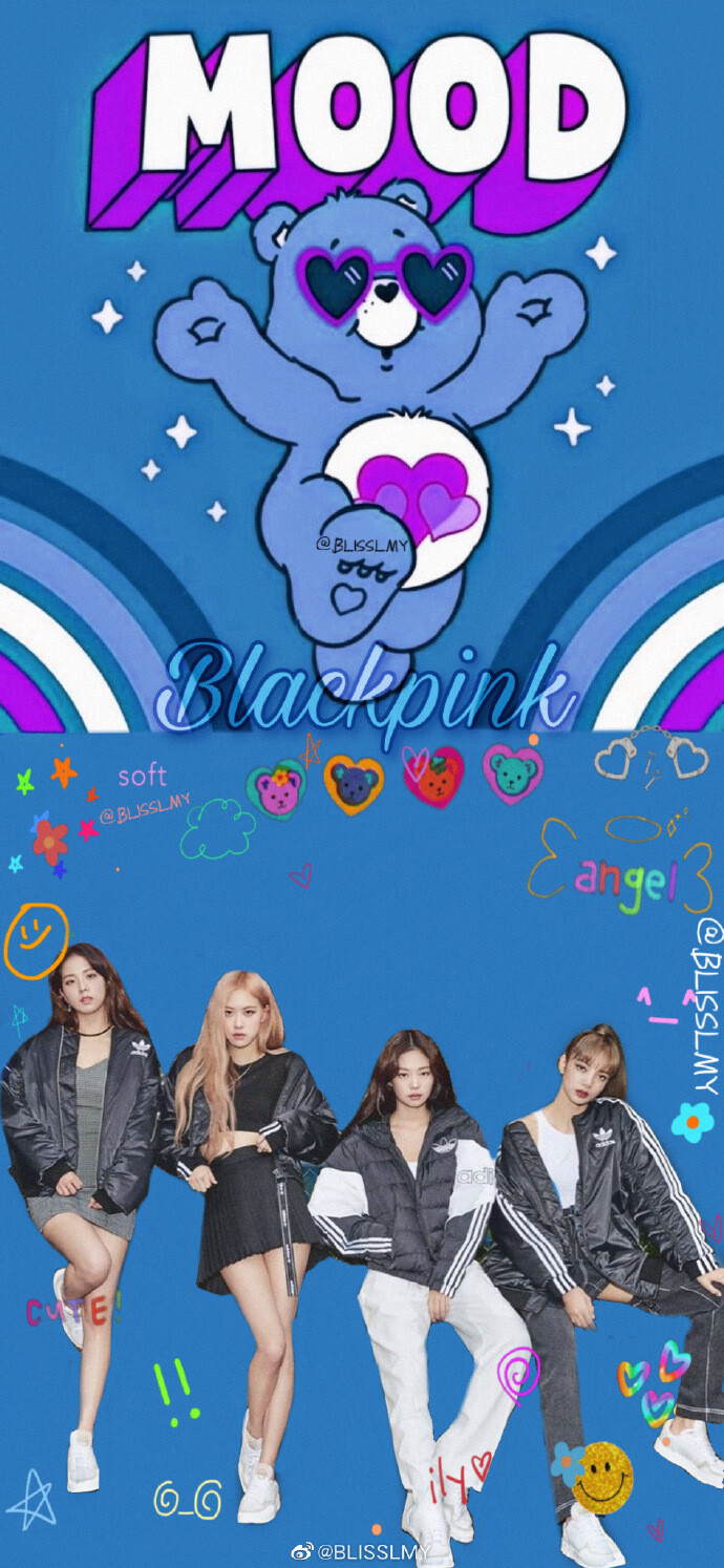 Blackpink手机壁纸 | blackpink高清壁纸 图源微博：BLISSLMY