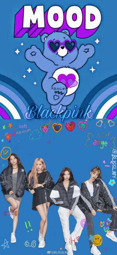 Blackpink手机壁纸 | blackpink高清壁纸 图源微博：BLISSLMY