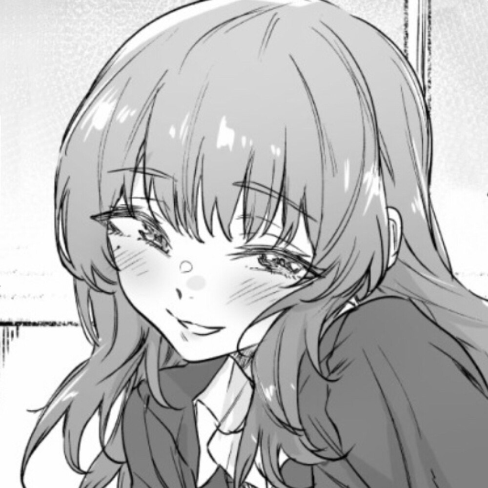 自截黑白 漫画头像