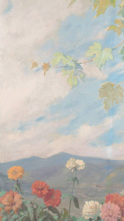 ✐油画壁纸‖千雪いもうと‖每日更图～
✟『大家下午好』
世界上美好的东西并不多
立秋傍晚从河对岸吹来的风