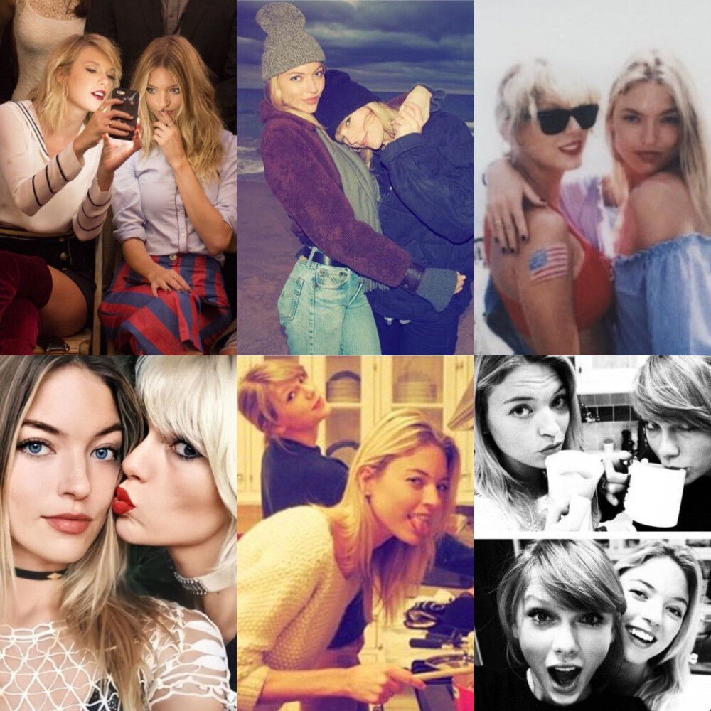 Taylor Swift & Martha Hunt