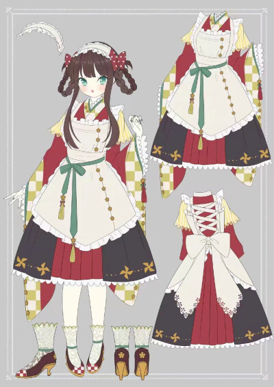 #服装搭配#绘画素材
画师：ふゆ