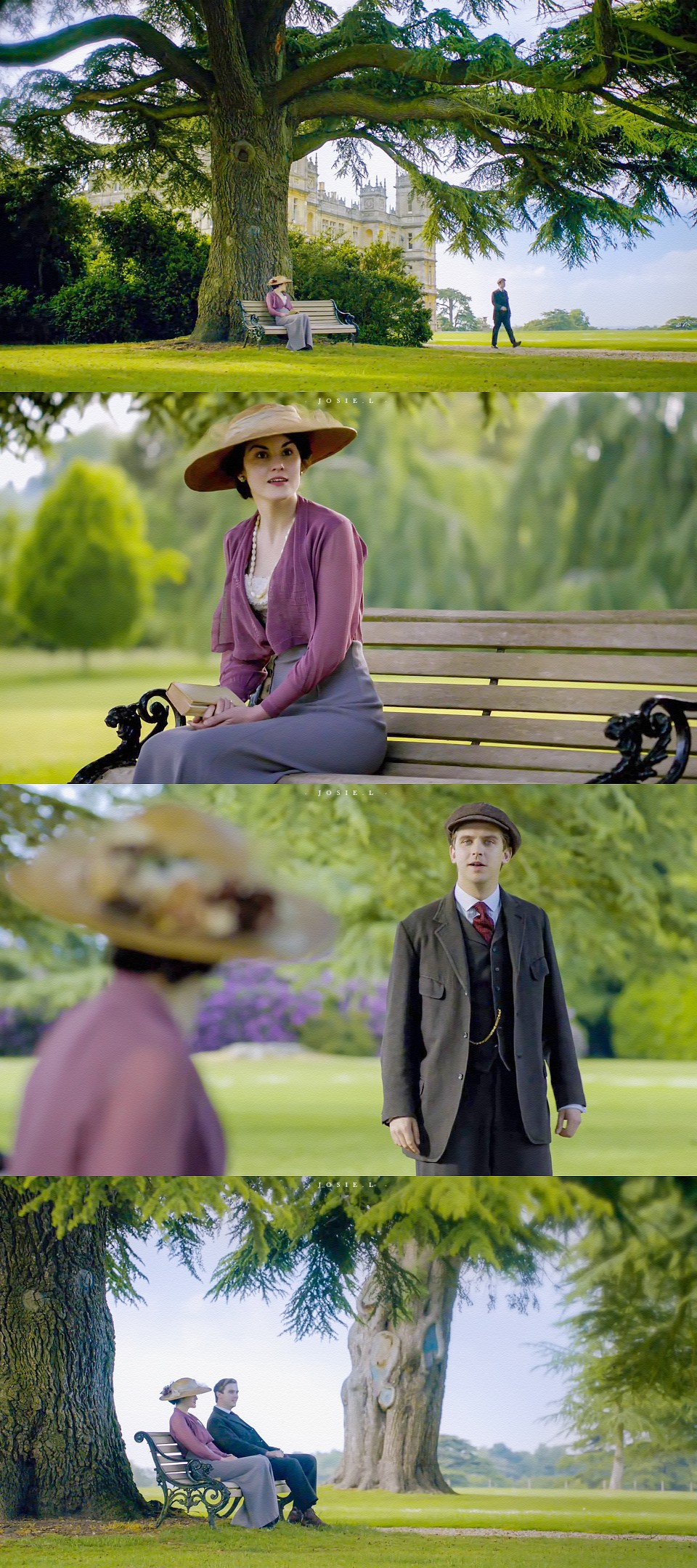 Downton Abbey 唐顿庄园 花园绿地场景
[weibo@Josie_L阿心]