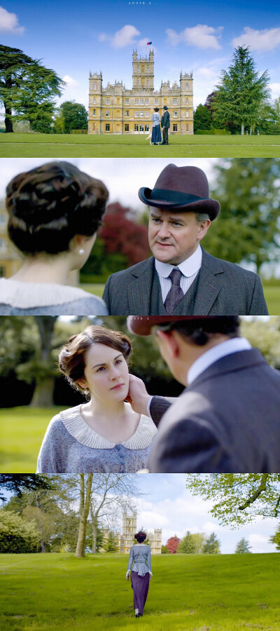 Downton Abbey 唐顿庄园 花园绿地场景
[weibo@Josie_L阿心]