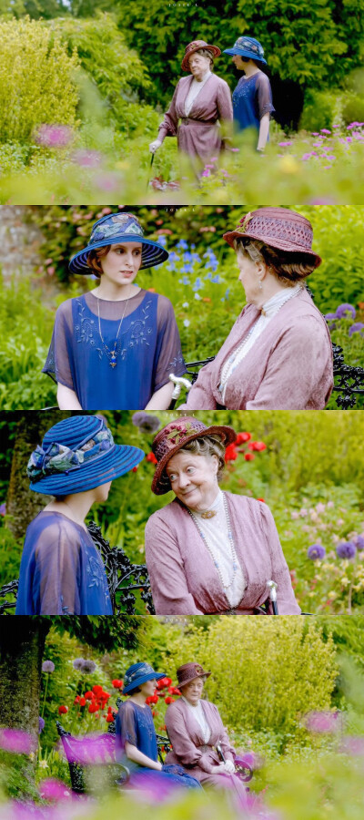 Downton Abbey 唐顿庄园 花园绿地场景
[weibo@Josie_L阿心]