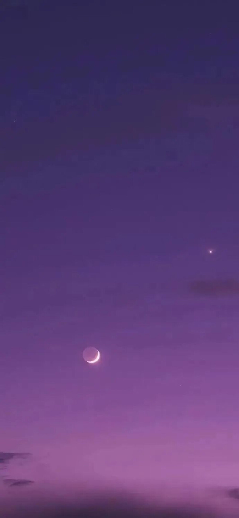 壁纸·紫色系·月亮