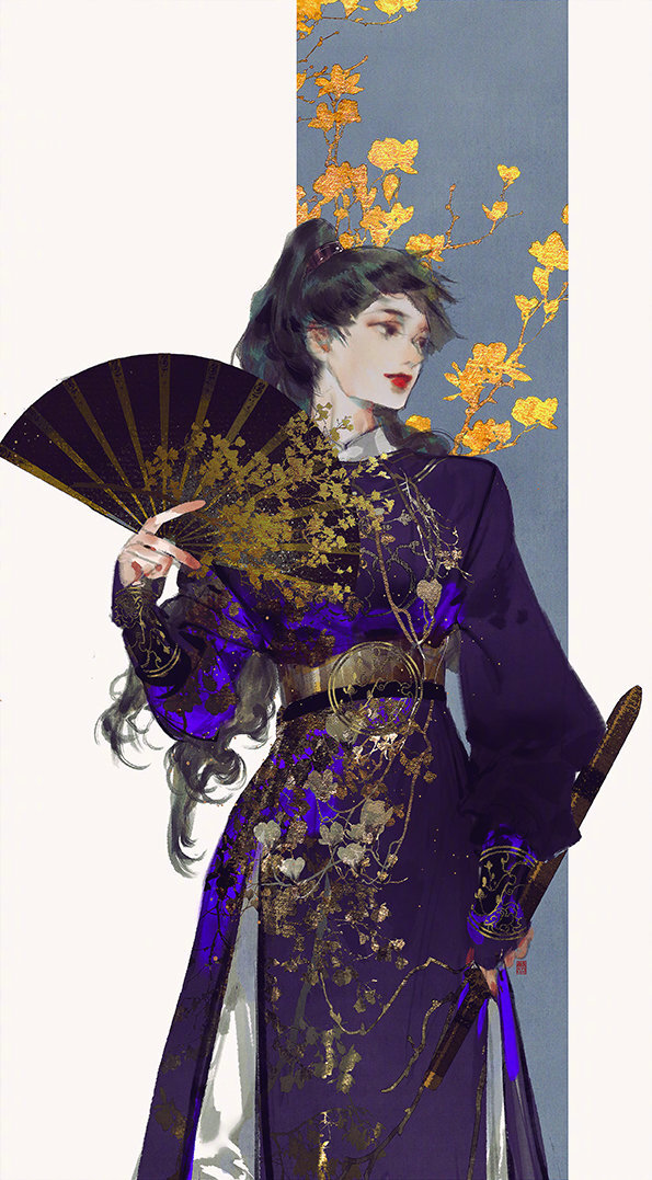 ［古风美人］画师 ：伊吹鸡腿子