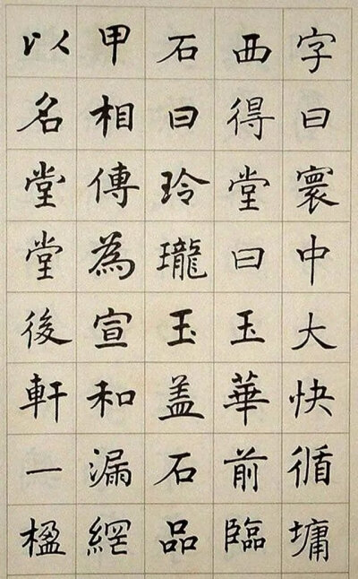 潘伯鹰楷书《豫园记》
潘伯鹰（1904－1966），安徽怀宁人。原名式，字伯鹰， 现代书法家、诗人、小说家。论著有《书法杂论》、《中国的书法》、《中国书法简论》。