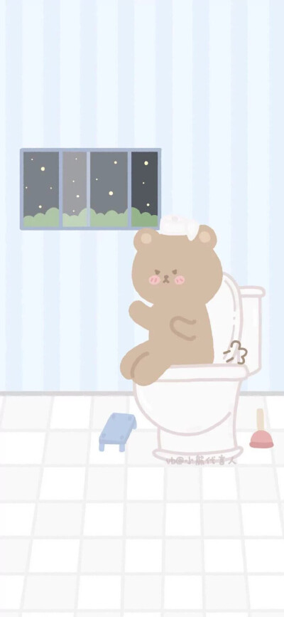小熊日常行为壁纸