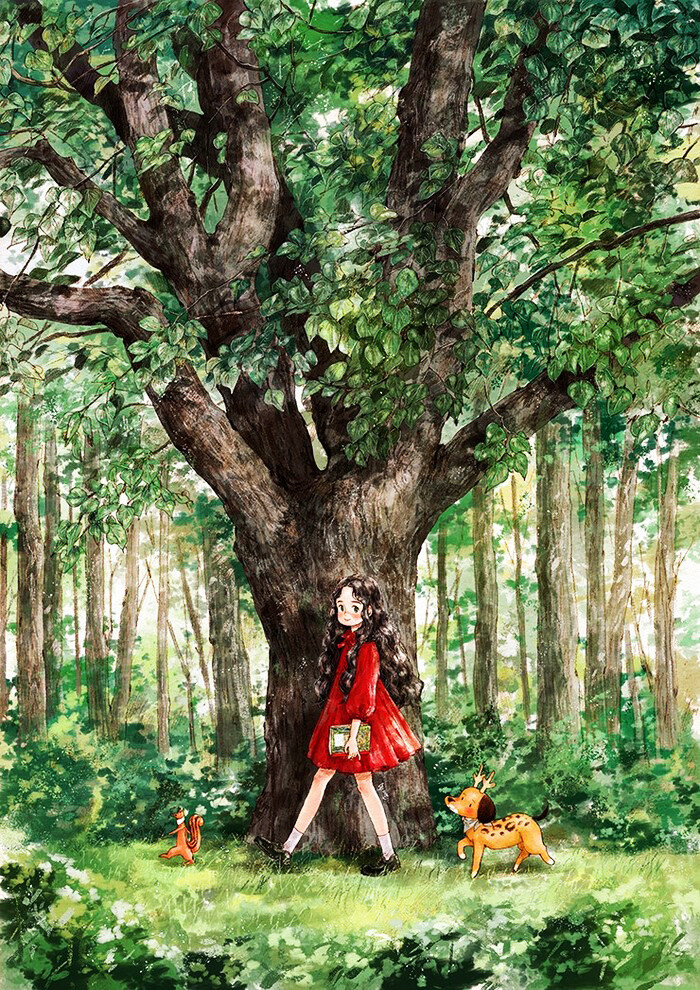 壁纸森林女孩日记合集11