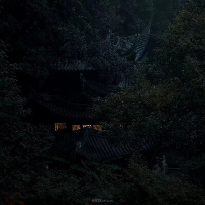 云深千古寺，雨寂暮山林。
杭州，灵隐。
摄影:陈帆fotochen
图源微博:陈帆fotochen