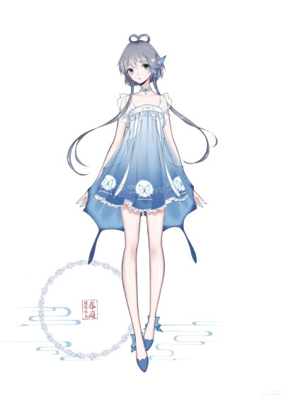 中v少女古风服设 洛天依