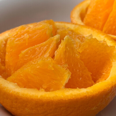 一人の食 Orange presentation (half orange)