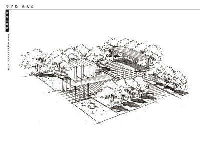 今日分享六：景观手绘临摹（第二弹）--大禹手绘景观手绘优秀作品欣赏