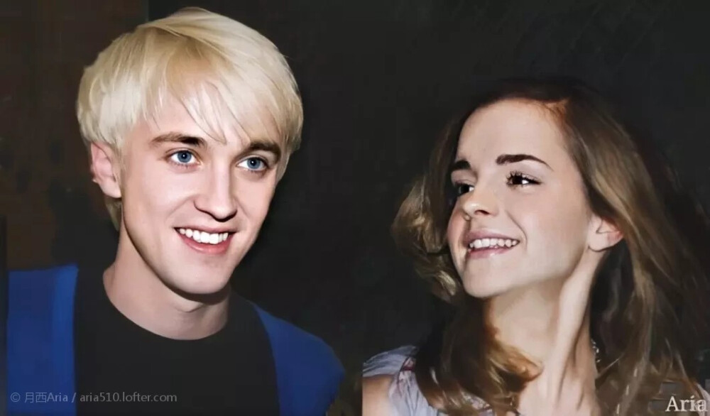 德赫 汤艾
Hermione Granger, Emma Watson; Draco Malfoy, Tom Felton