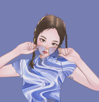 blackpink Jennie 饭绘 头像 cr.