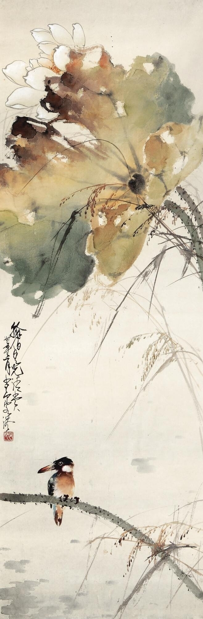 [cp]【历代名家画花鸟画荷花】
夏季的街就夏得厉害，杂货铺最霸道，扇子、草席、苍蝇拍、纱罩、木拖鞋、蚊虫香，统统摆出来占了街面，新席子的草馨使人简明地想起以前的夏天，一年中首次闻到西瓜的清芳也忽有所悟似的，西瓜是瓜中圣君，黄瓜是忠仆。
——木心《 狭长雰围 ​​​​》 