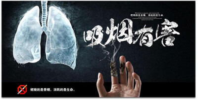 创意世界无烟日珍爱生命关注肺健康禁烟健康公益海报模板素材设计