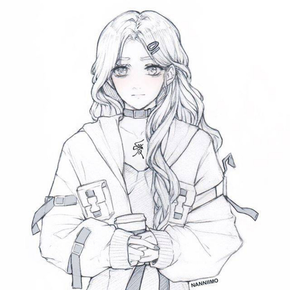 出处见画师落款 素描少男少女线条干净利落