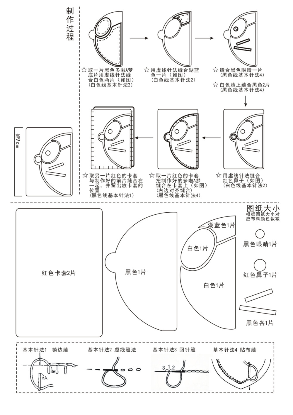 卡套-机器猫情侣卡套