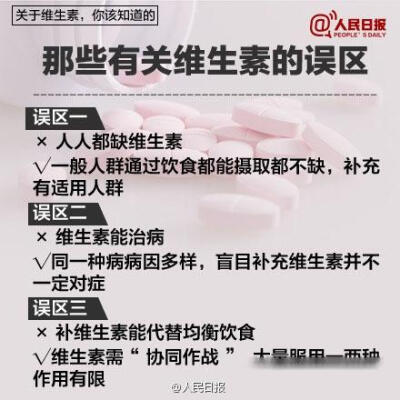 【你真的了解维生素吗？】在亚健康、重生活品质的影响下，补维生素成了很多人每天的必修课。“补维生素就是吃水果、蔬菜”、“补点维生素总没坏处”，是真的吗？维生素A、C、E……各种维生素都有什么功能？缺乏维生…