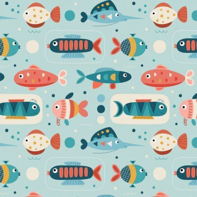 鱼儿（来源@字店）