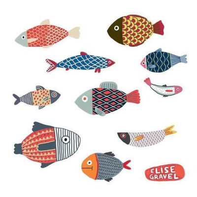 鱼儿（来源@字店）