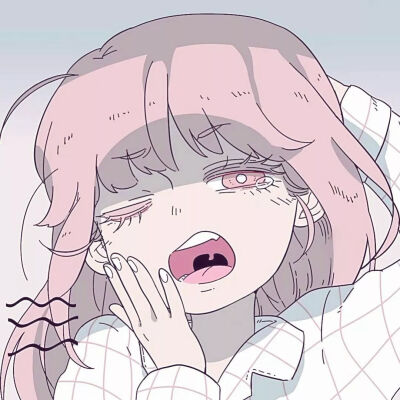 女头。可爱。动漫。