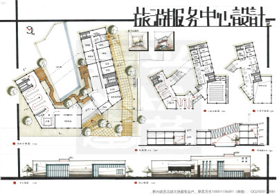 建筑快题、建筑手绘、建筑考研