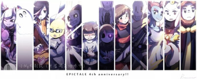 5月16是epictale5周年啊
国外(日本)太太Ruannu画的