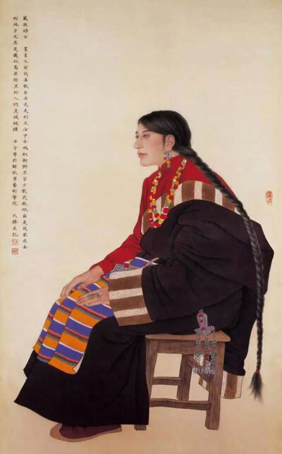 当代著名军旅画家，王天胜工笔人物画作品欣赏