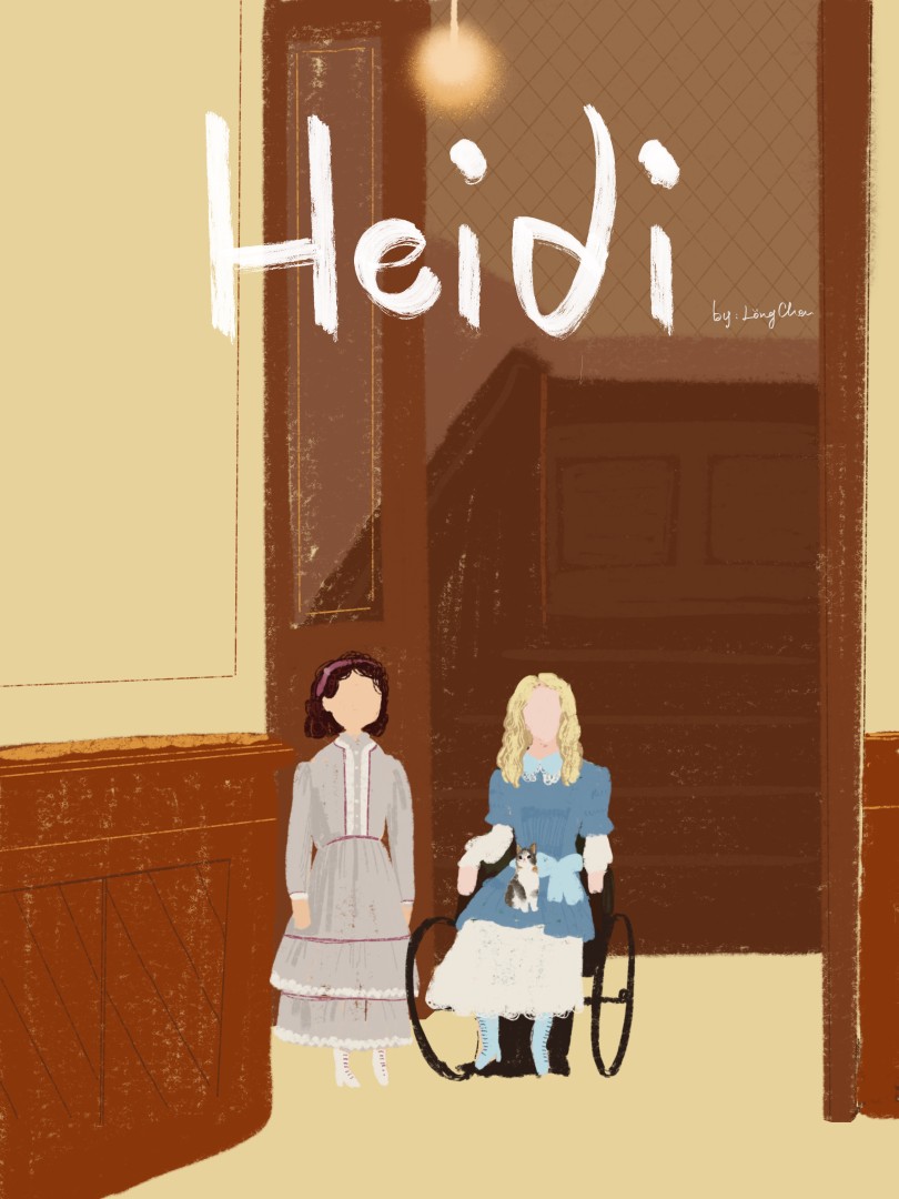 插画海报 Ⅱ 海蒂和爷爷 Heidi
