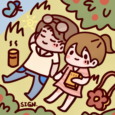 二次元指绘，画师:sign及川光