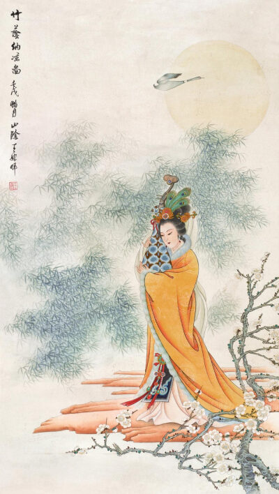 王叔晖 ( 1912.8 -1985.7 )，字郁芬，祖籍浙江绍兴，生于天津，是现代著名工笔重彩人物女画家。1949年参加工作，历任出版总署美术科员，新华书店总管理处美术室图案组组长，人民美术出版社连环画创作组组长、专业画…