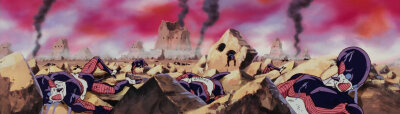 #龙珠# 1990年TV特别篇动画《龙珠Z：唯一的最终决战》人物全景动画原画（五）
――作画监督『佐藤正樹（Masaki Sato）』作监修正
#动漫推荐##动漫壁纸# ​​​