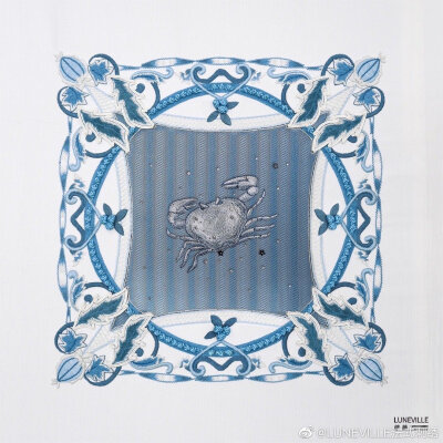 法式刺绣 十二星座