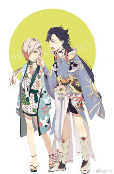 【阴阳师】荒x一目连