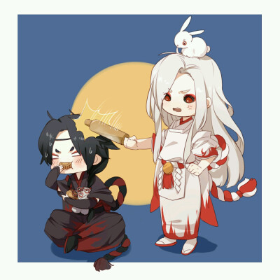 【阴阳师】黑白鬼使
