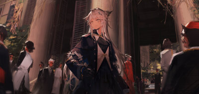 #明日方舟#
画师:幻想黑兔