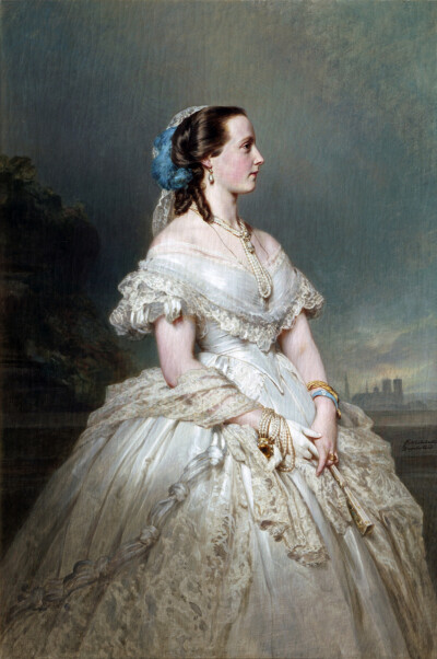 Franz Xaver Winterhalter
比利时王后玛利亚.亨德莉卡