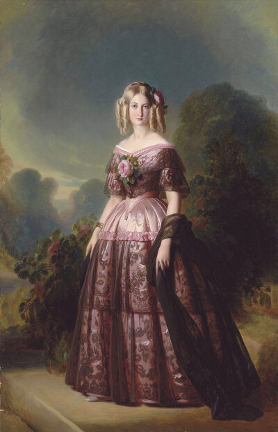 Franz Xaver Winterhalter
弗朗兹·克萨韦尔·温特哈尔特
19世纪中期德国学院艺术派的古典主义绘画大师，擅长人物肖像画。