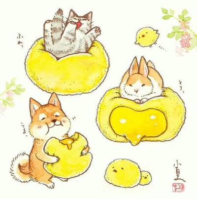 动物与食物
插画师 konatsu