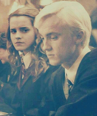 德赫 汤艾
Hermione Granger, Emma Watson; Draco Malfoy, Tom Felton