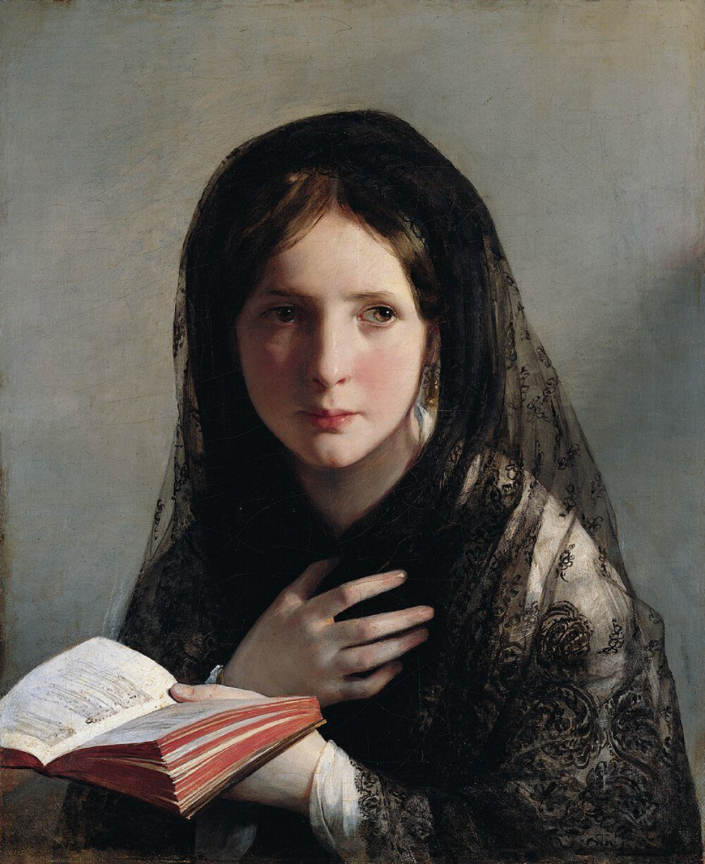 弗里德瑞秋.冯.莫林Friedrich von Amerling「迷失在梦中」