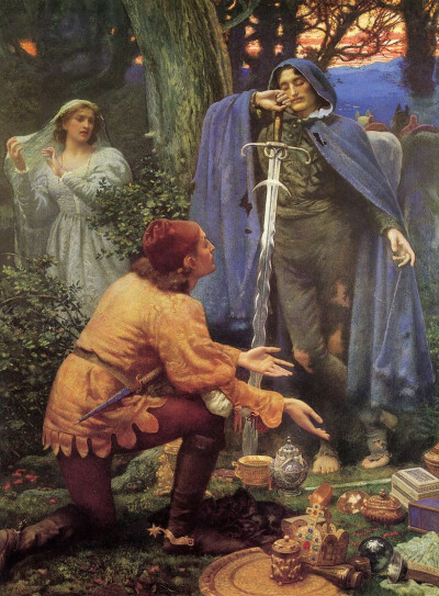 [cp]Edward Robert Hughes/爱德华·罗伯特·休斯 1851年-1914年
【单图赏析/油画】
Bertuccio's Bride/贝尔图乔的新娘 1895年
- ​​​[/cp]