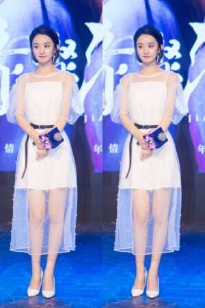 丽颖好美呜呜呜，图源来自微博@FashionWear